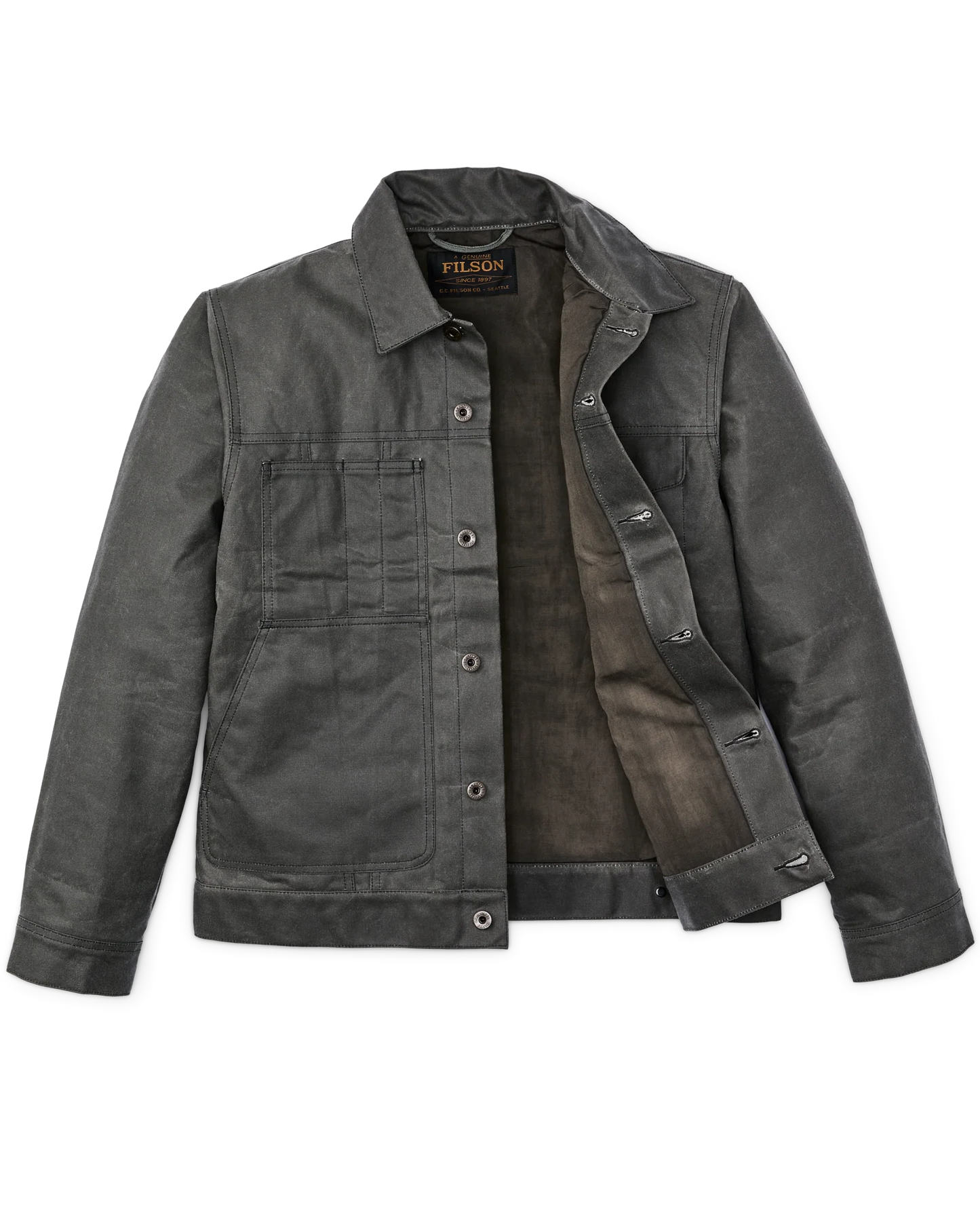 Filson TIN CLOTH SHORT LINED CRUISER JACKET