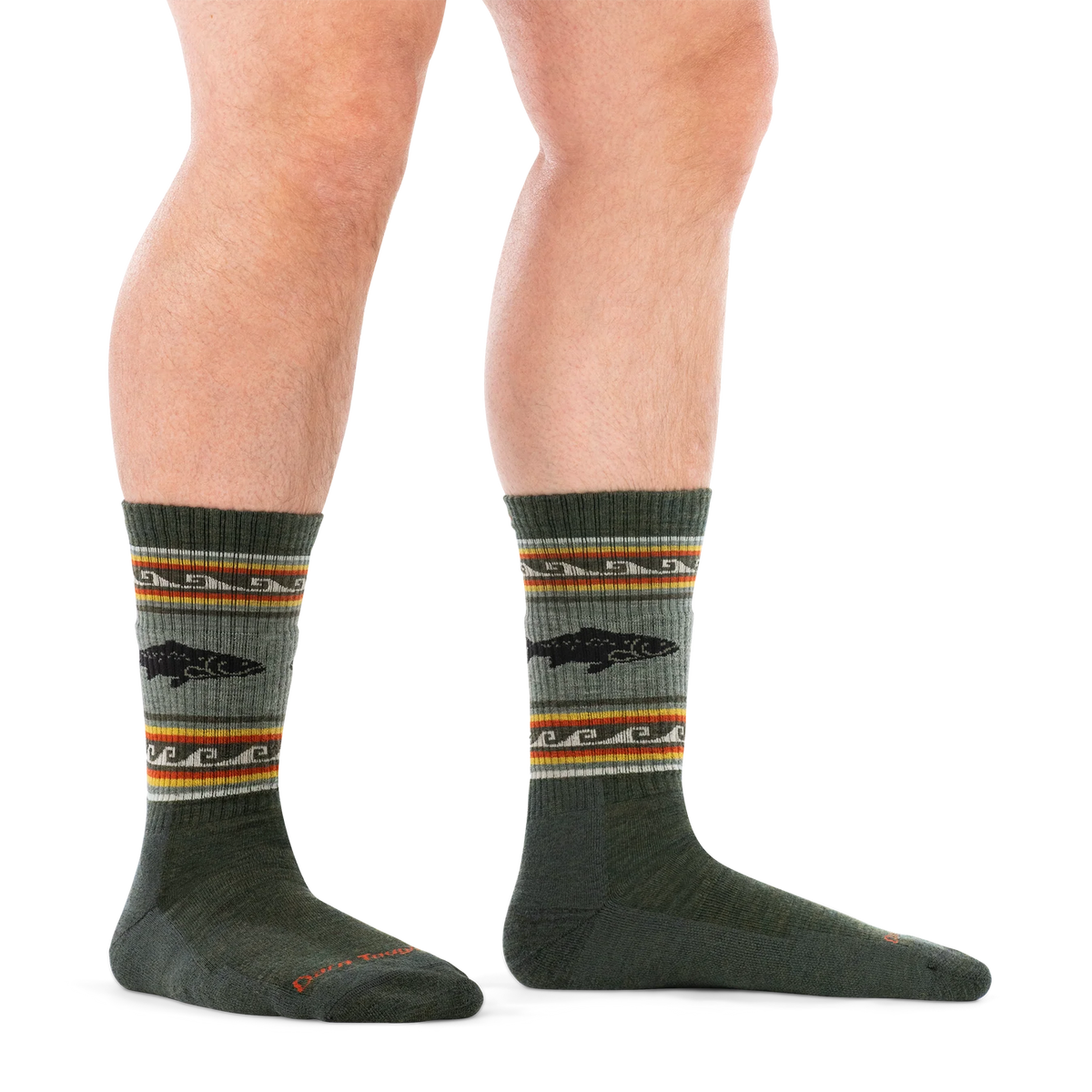 Darn Tough Men's Vangrizzle Boot Midweight Hiking Socks 1980
