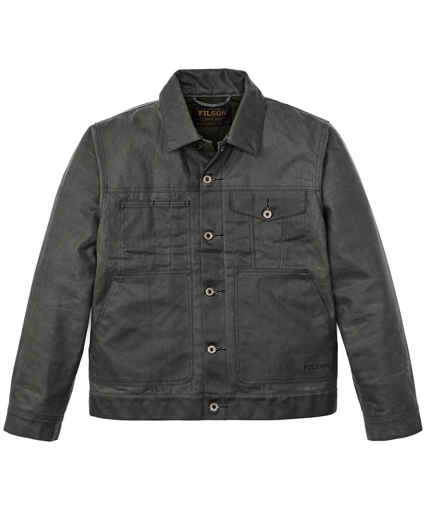 Filson TIN CLOTH SHORT LINED CRUISER JACKET