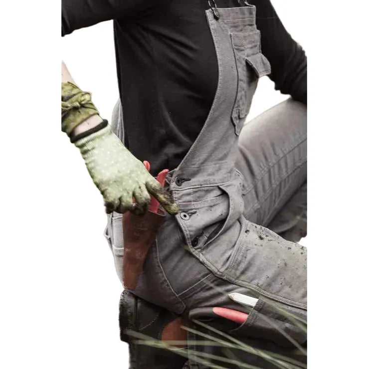 Dovetail Freshley Overalls For Women Grey Canvas