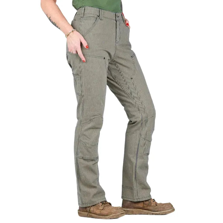 Dovetail Old School High Rise Hickory Stripe Denim