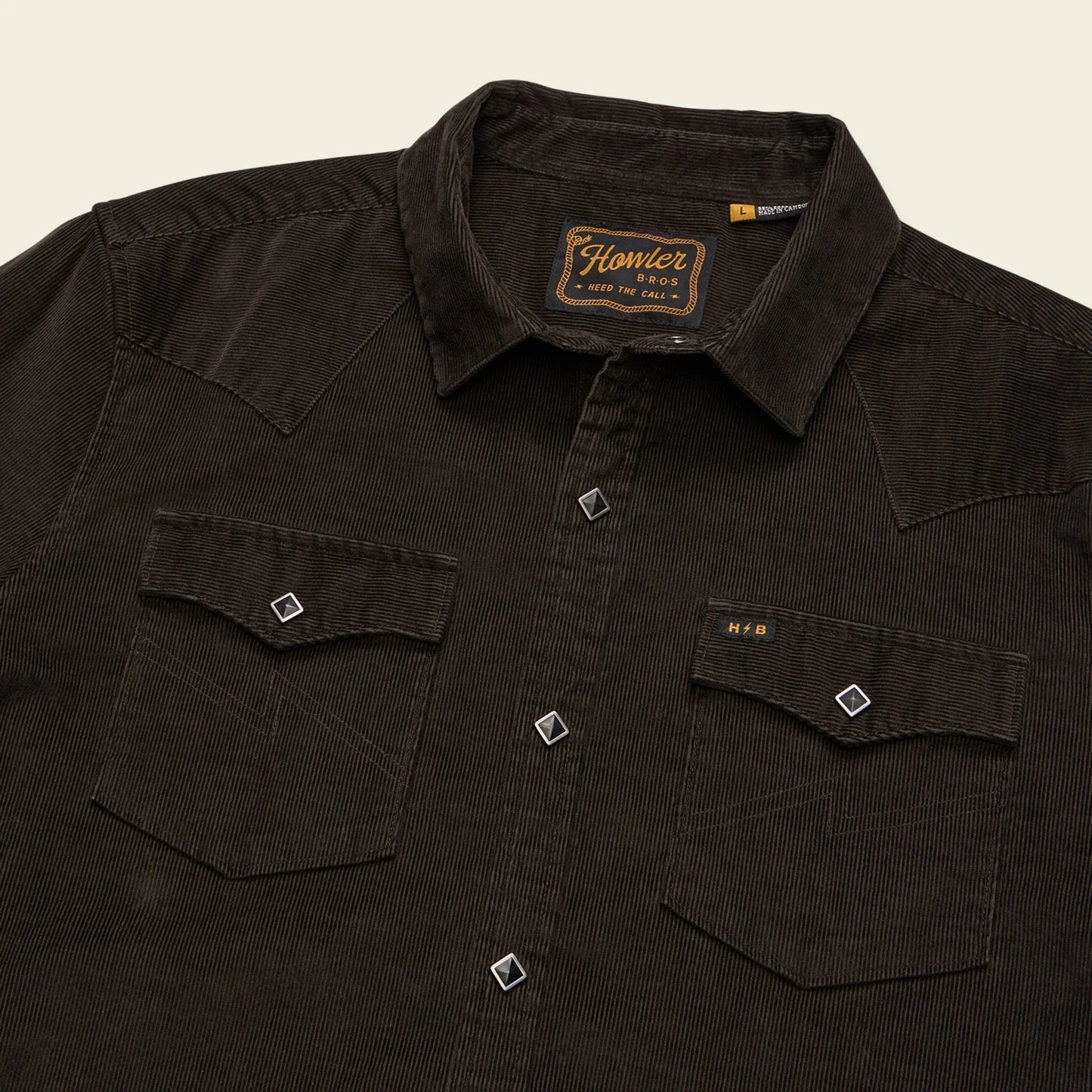 Howler Bros Banning Corduroy Snapshirt
