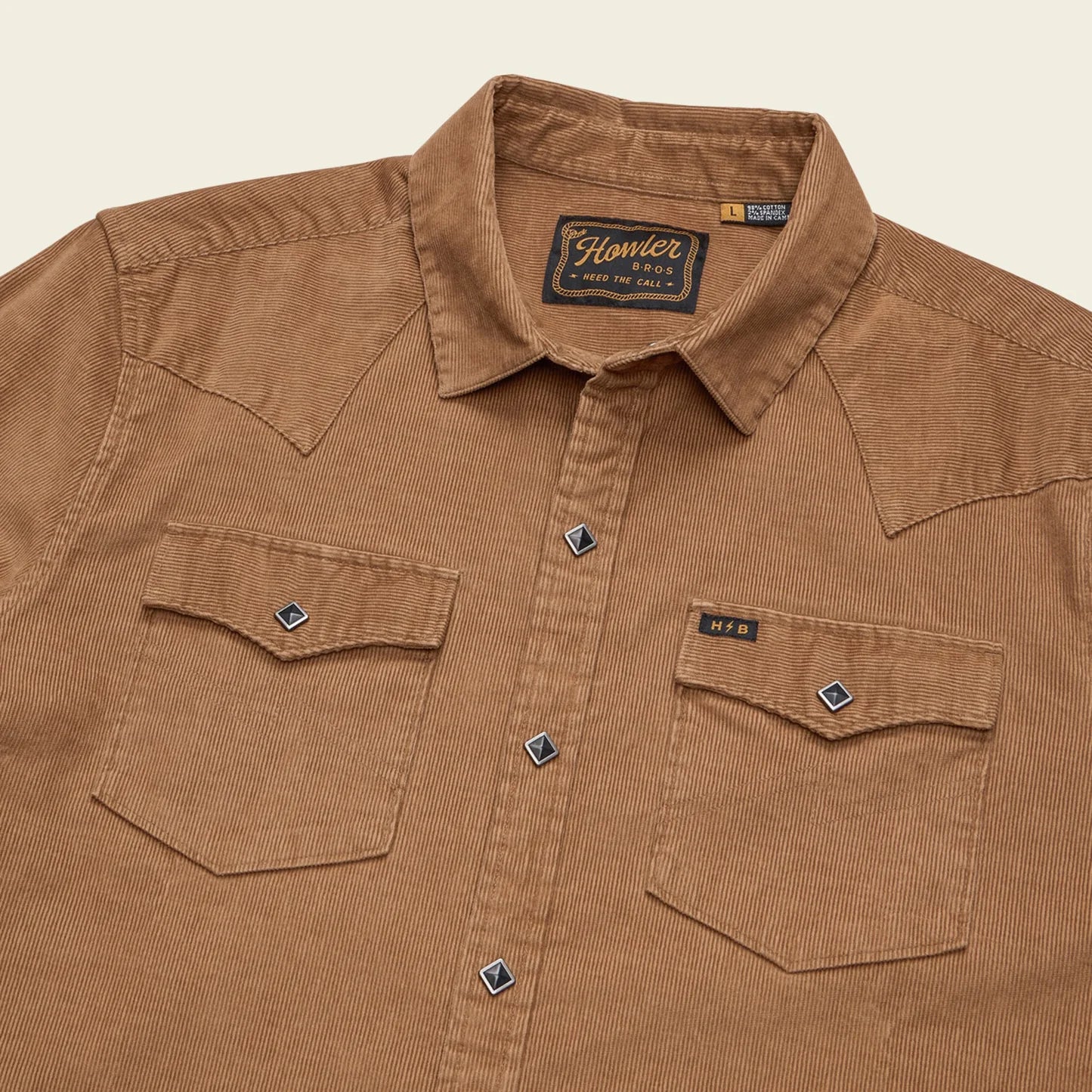 Howler Bros Banning Corduroy Snapshirt