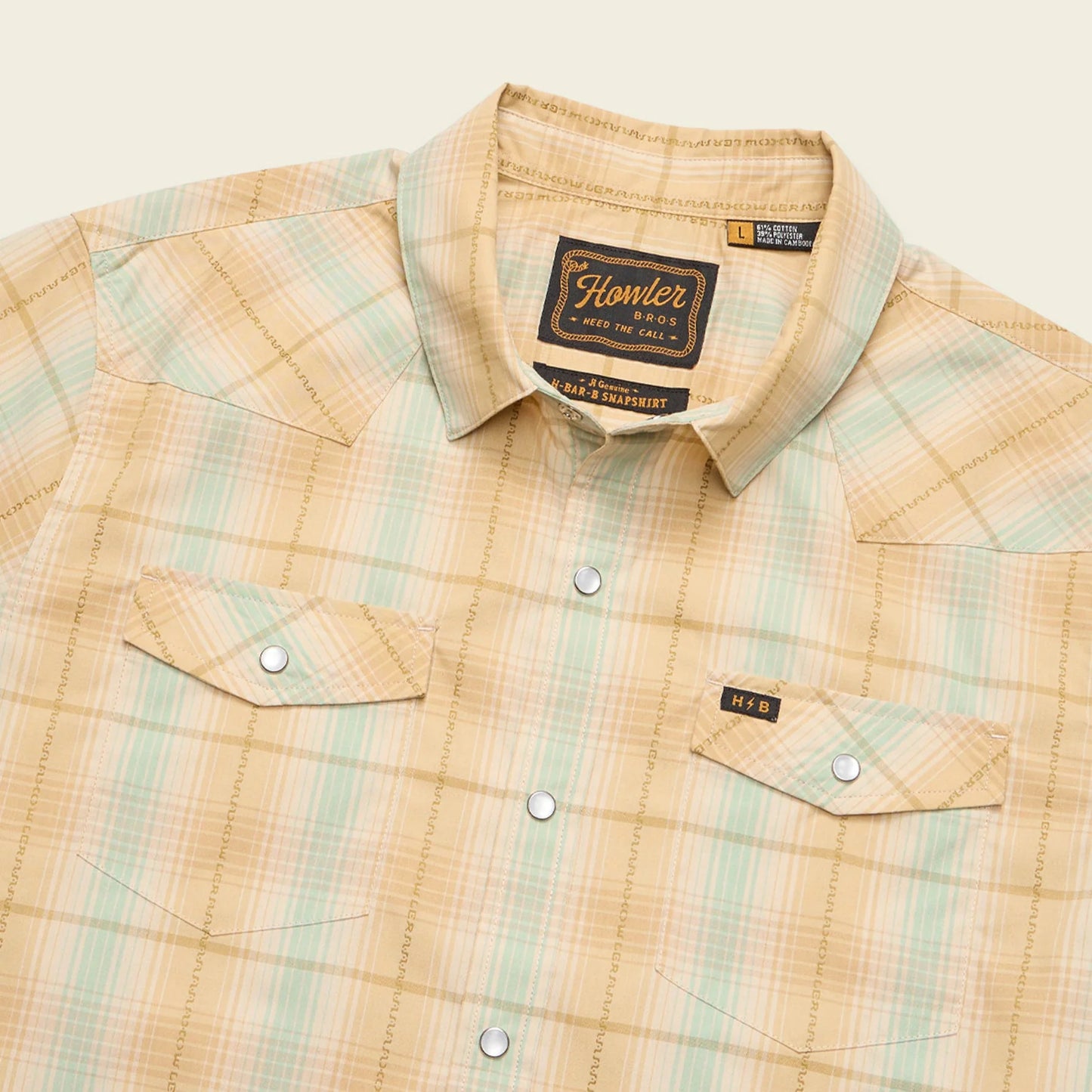 Howler Bros H Bar B Snapshirt Prairie Plaid