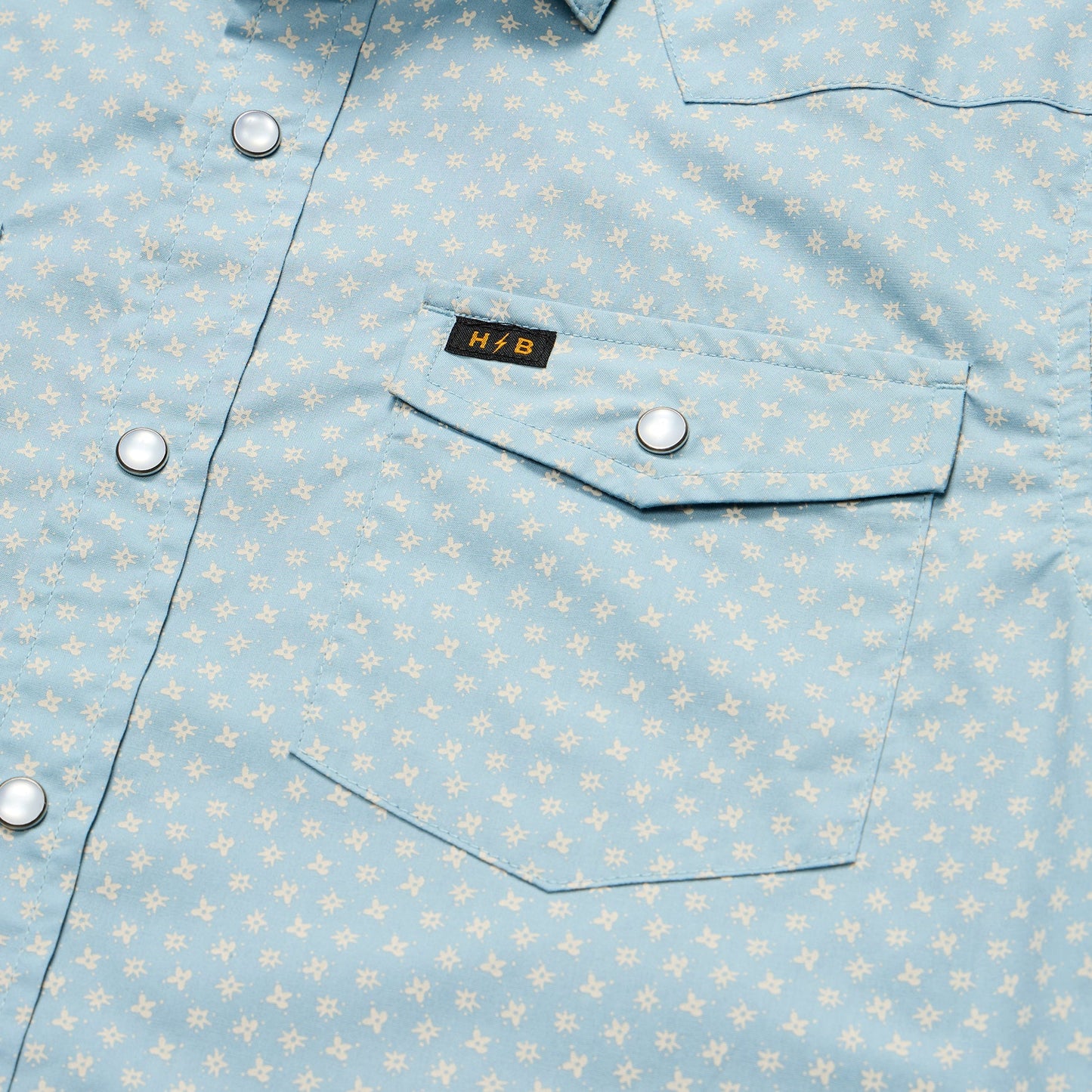 Howler Bros. H Bar B Snapshirt - Lockhart Floral : Pool Blue