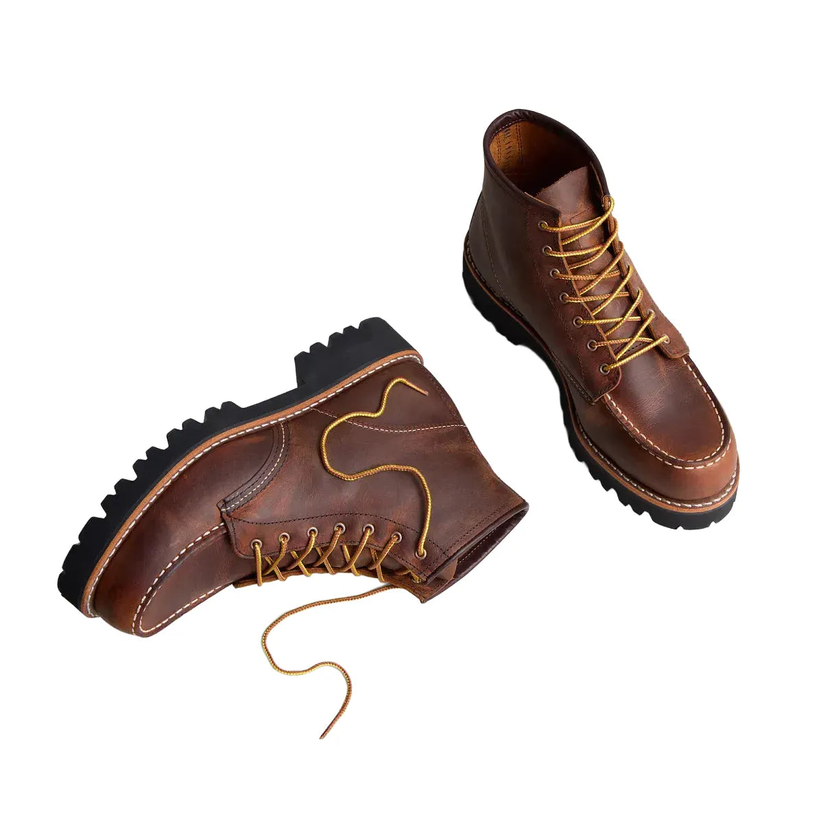 Red Wing Heritage Porter Moc Women's Porter Moc in Copper Rough & Tough #3498 — additional view 6