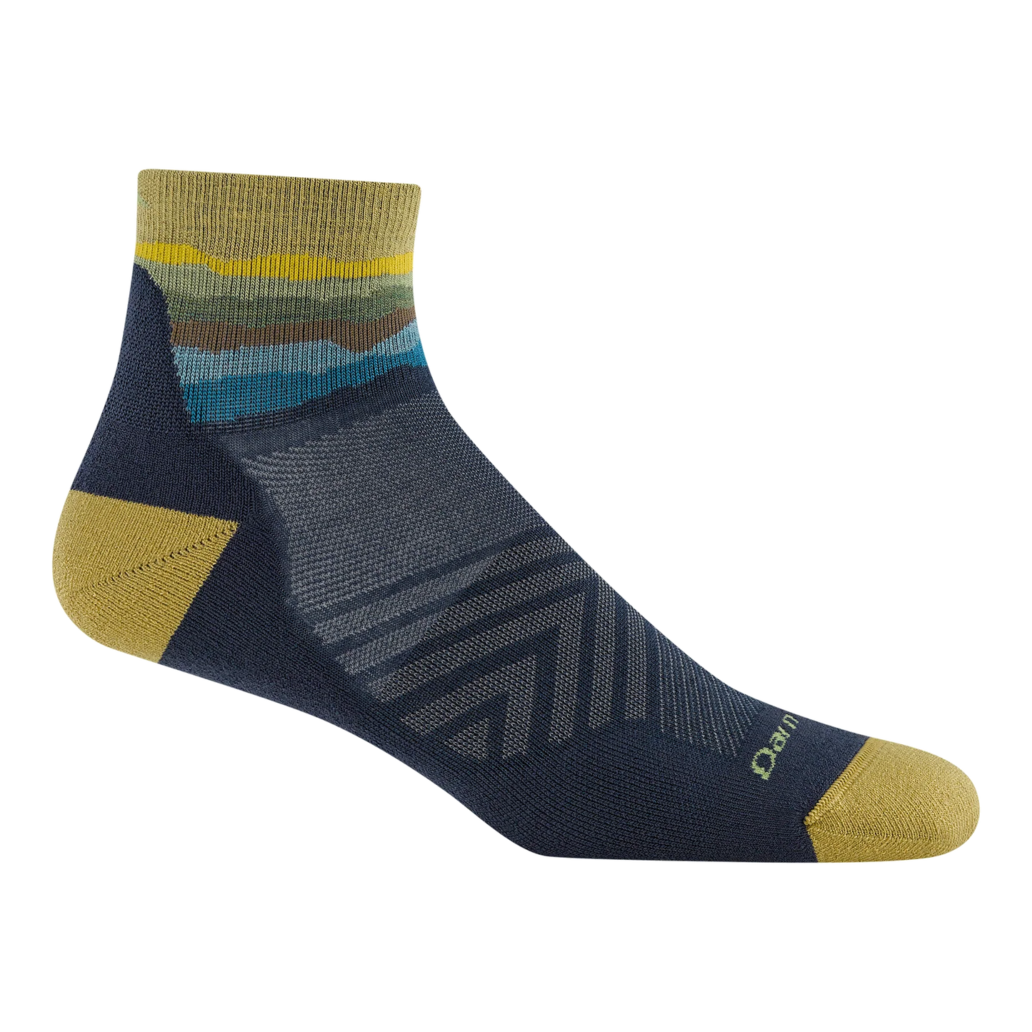 DARN TOUGH Men's Run Quarter Cushioned Ultra-Lightweight Running Socks