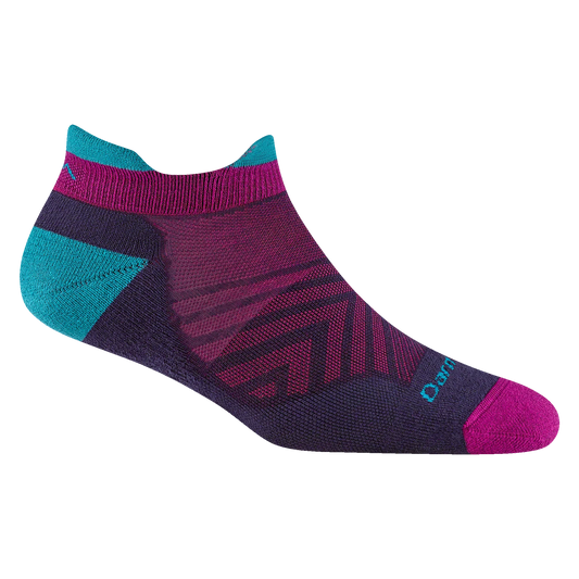 DARN TOUGH Women's Run No Show Tab Cushioned Ultra-Lightweight Running Socks #1047
