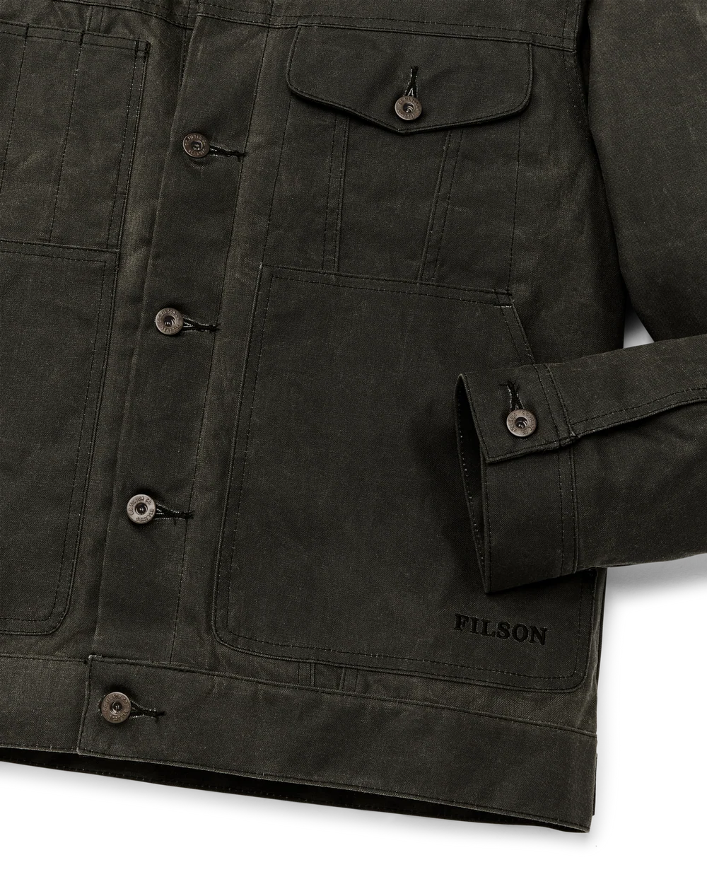 Filson TIN CLOTH SHORT LINED CRUISER JACKET