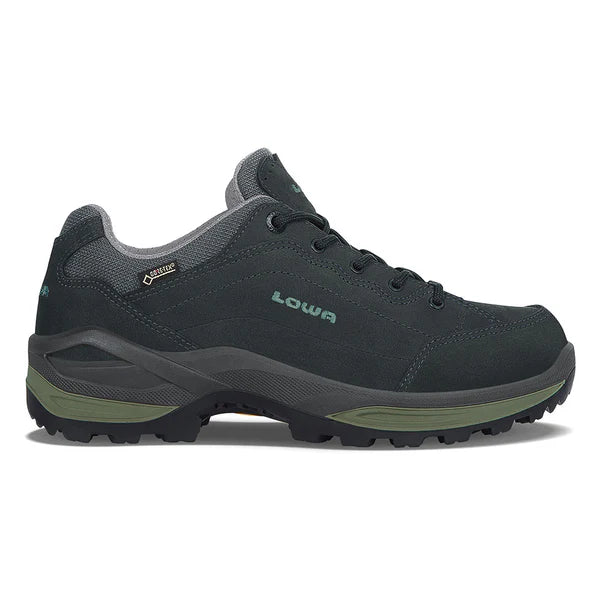 LOWA WOMEN'S RENEGADE GTX LO WS - GRAPHITE/JADE