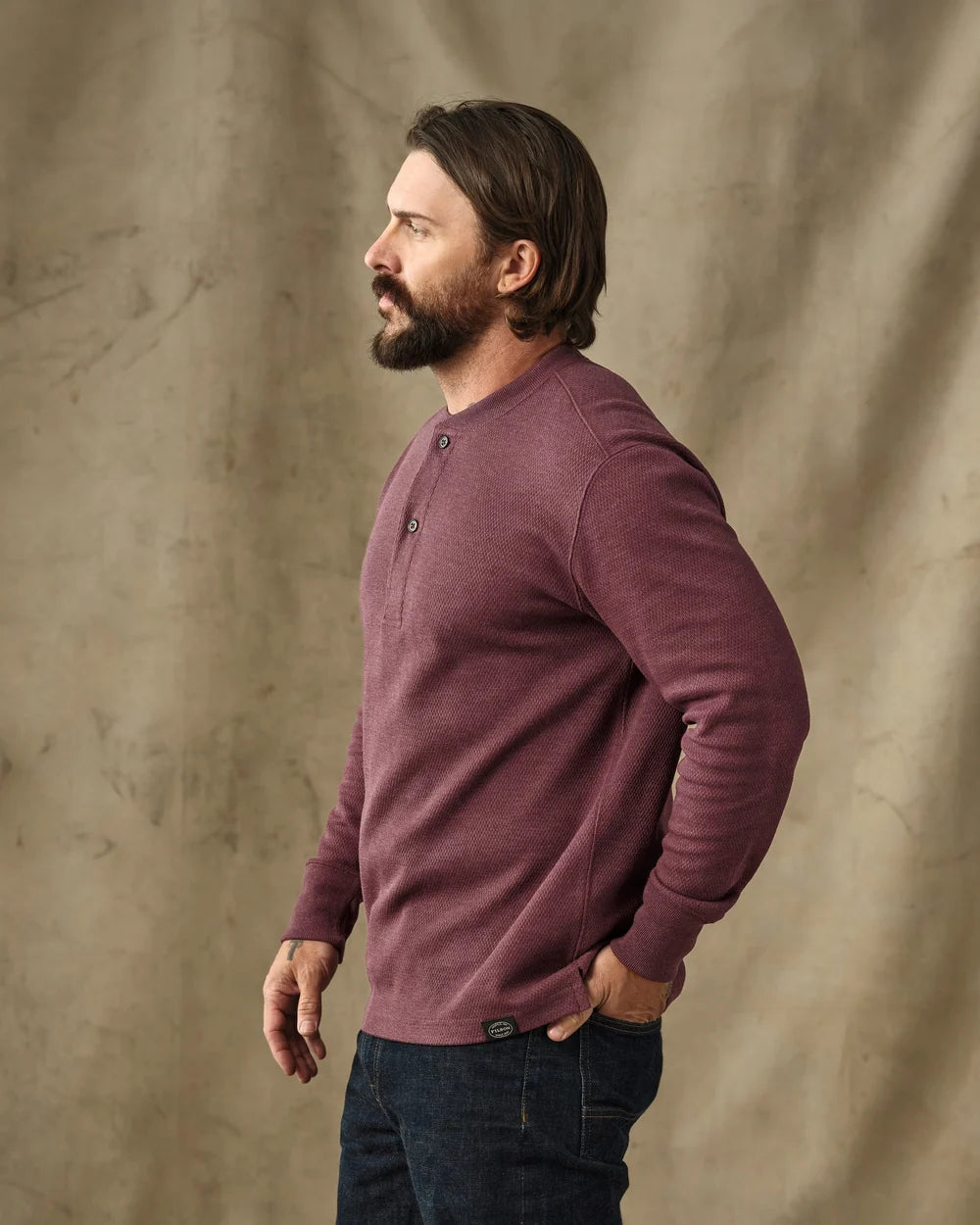 Filson WAFFLE KNIT HENLEY