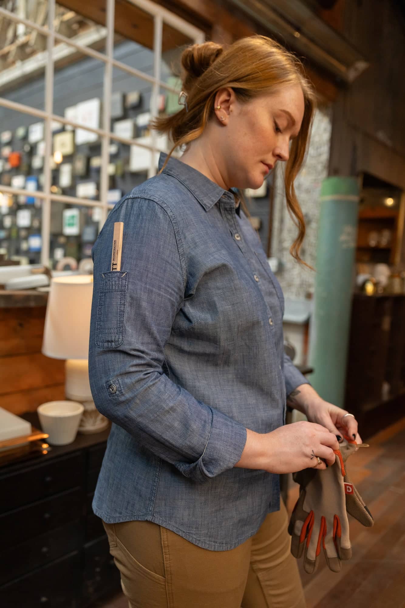 Dovetail Givens Long Sleeve Summer Work Shirt