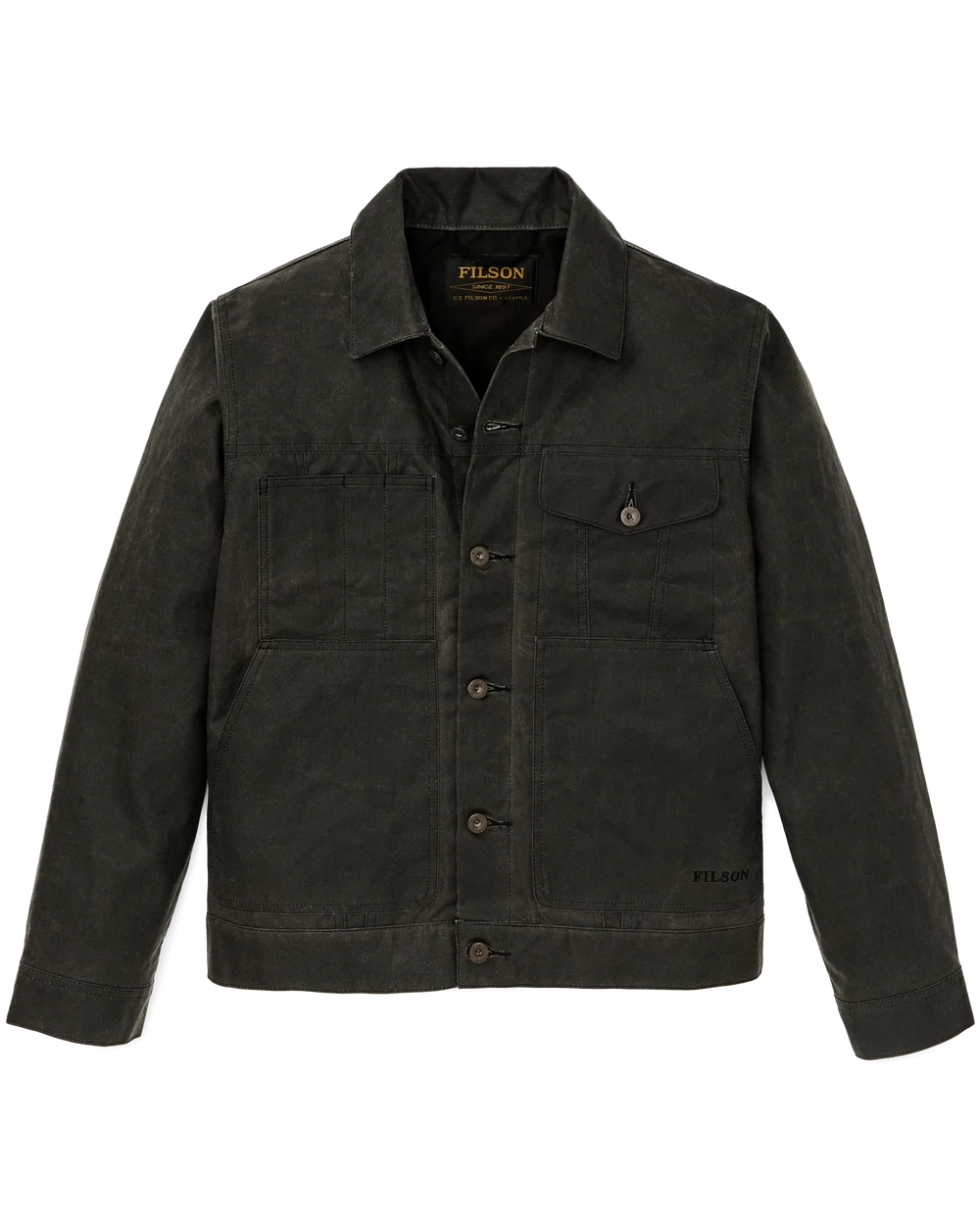 Filson TIN CLOTH SHORT LINED CRUISER JACKET