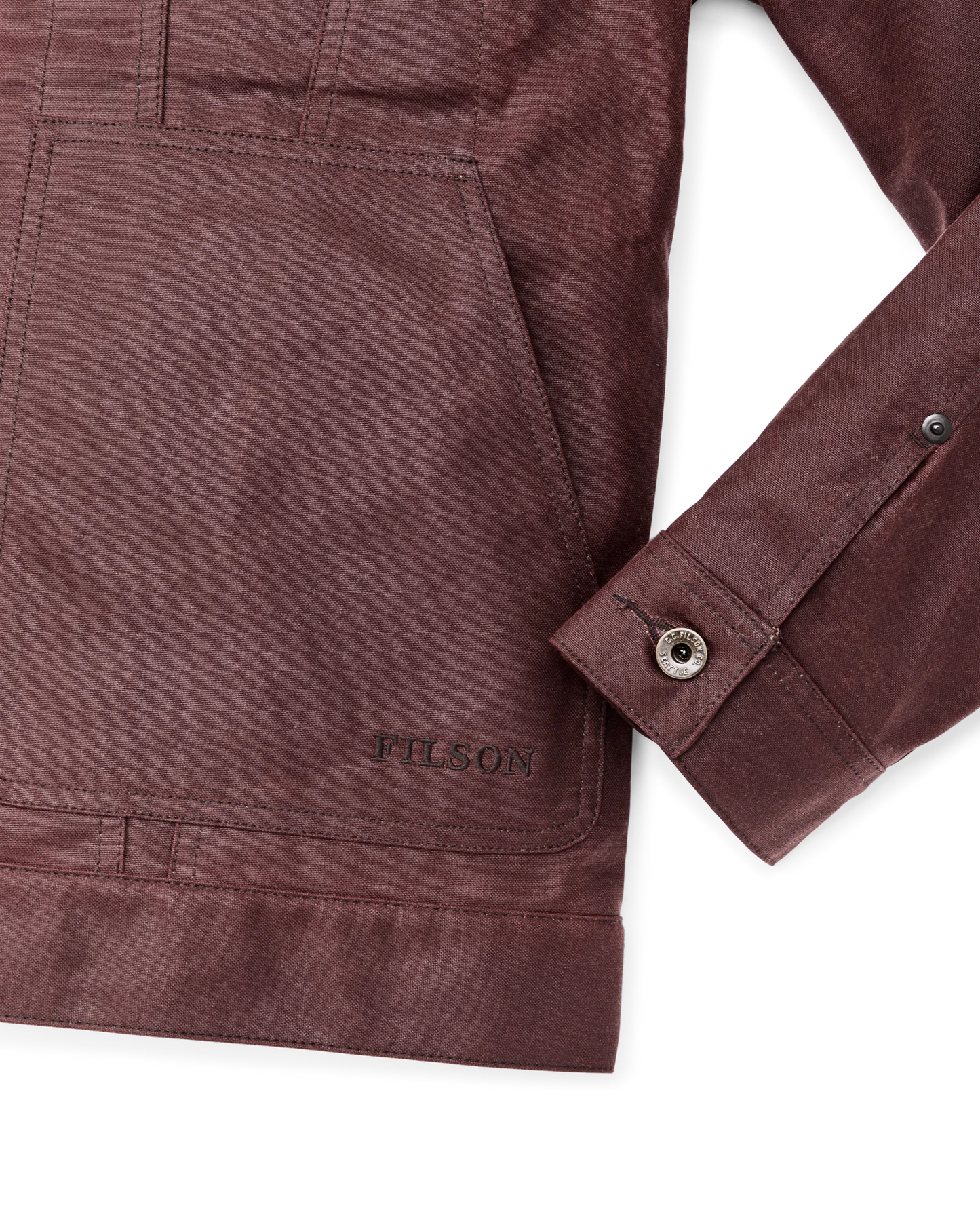 Filson TIN CLOTH SHORT LINED CRUISER JACKET