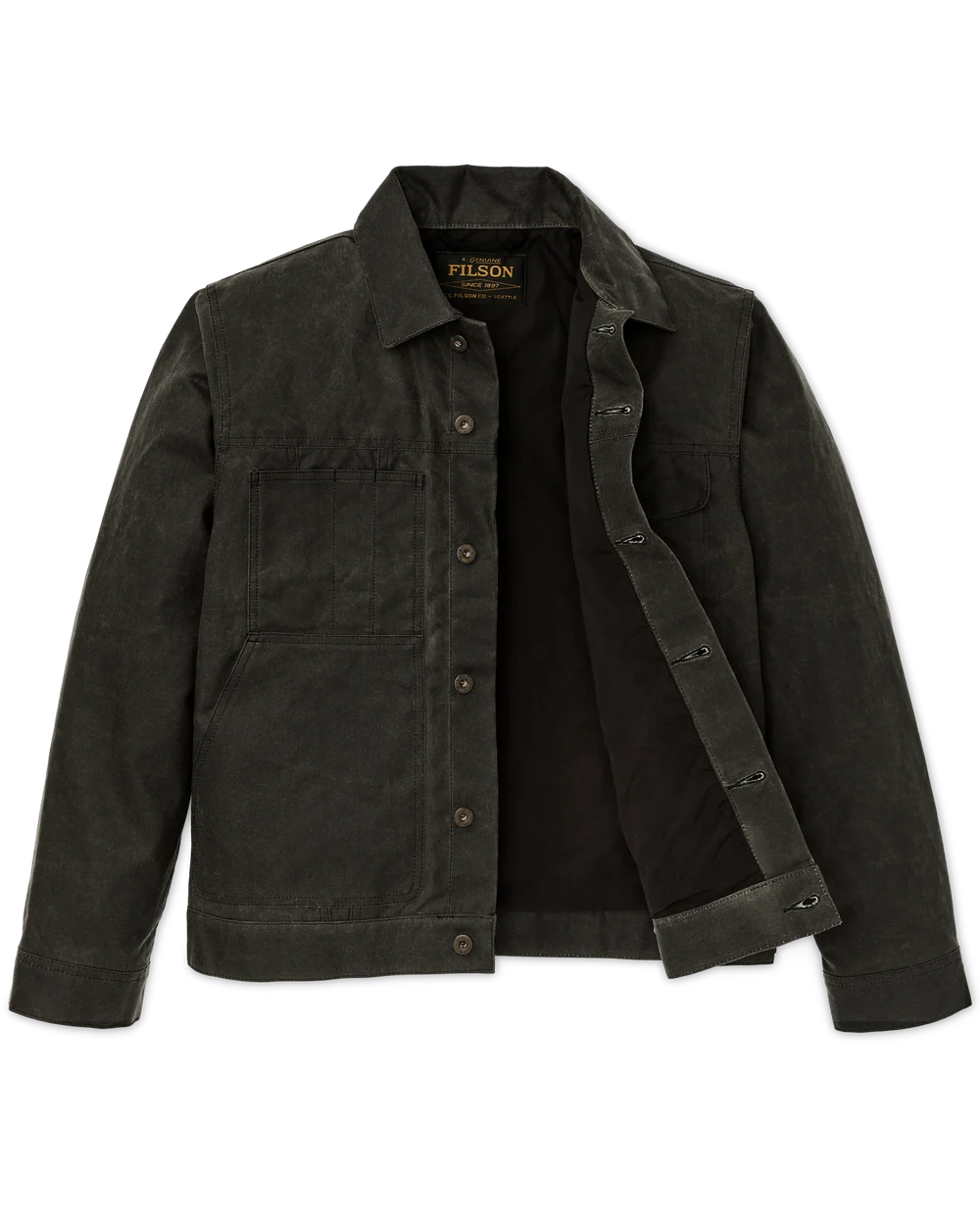 Filson TIN CLOTH SHORT LINED CRUISER JACKET