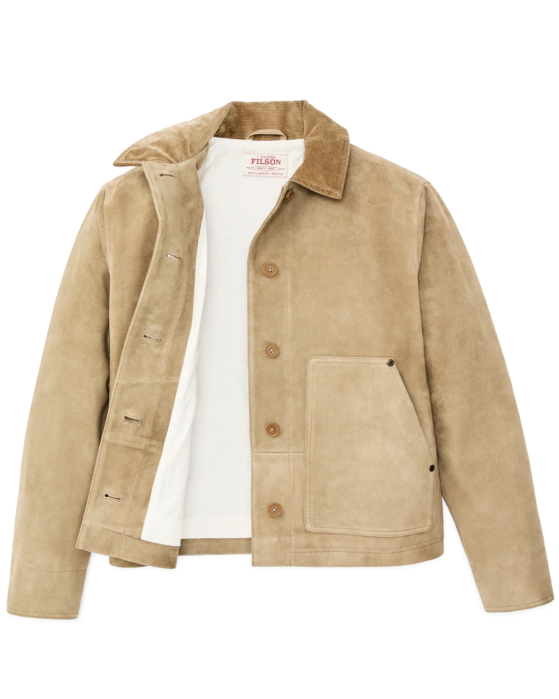 Filson WOMEN'S SHORT SUEDE BARN JACKET