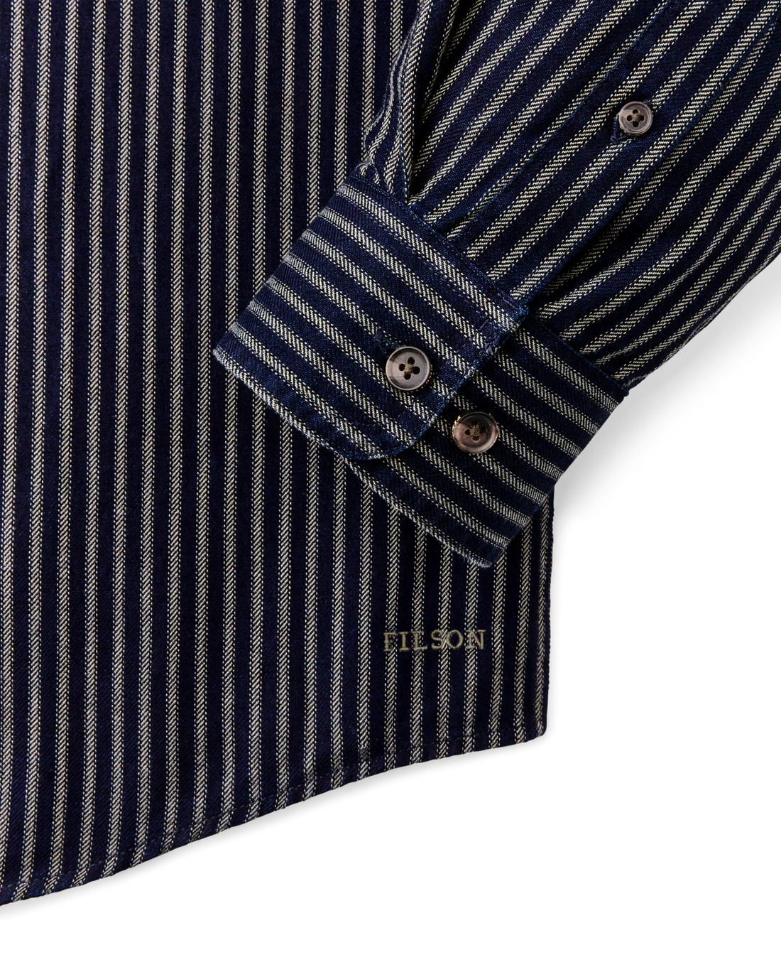 Filson LIGHTWEIGHT ALASKAN GUIDE  Indigo Ticking