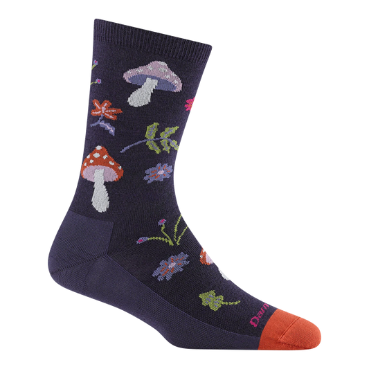 DARN TOUGH Women's Shroom Bloom Crew Lightweight Lifestyle Socks #6133