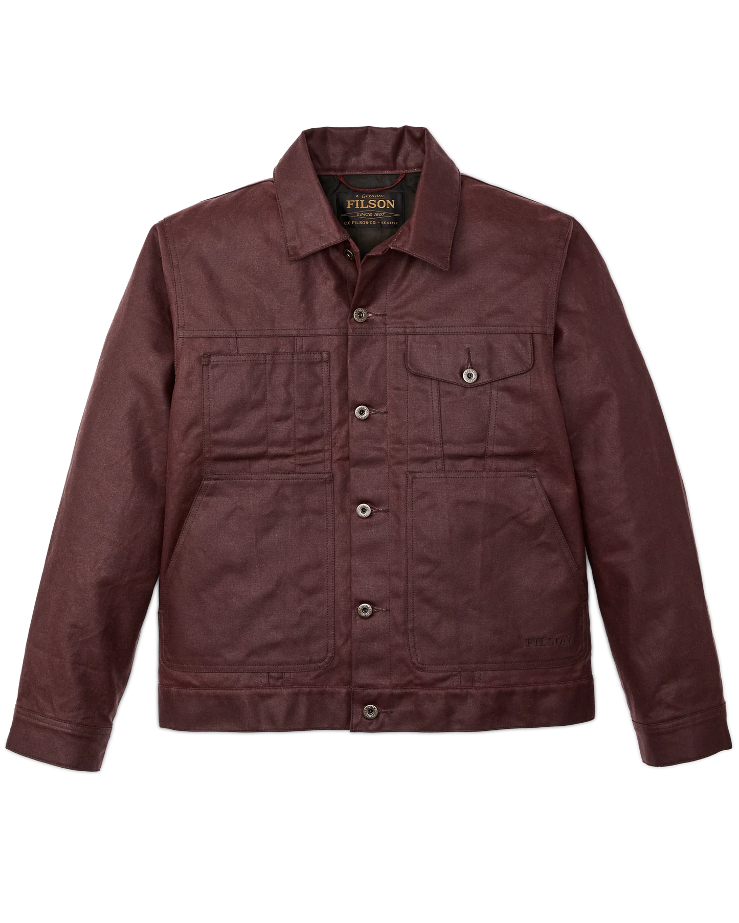Filson TIN CLOTH SHORT LINED CRUISER JACKET