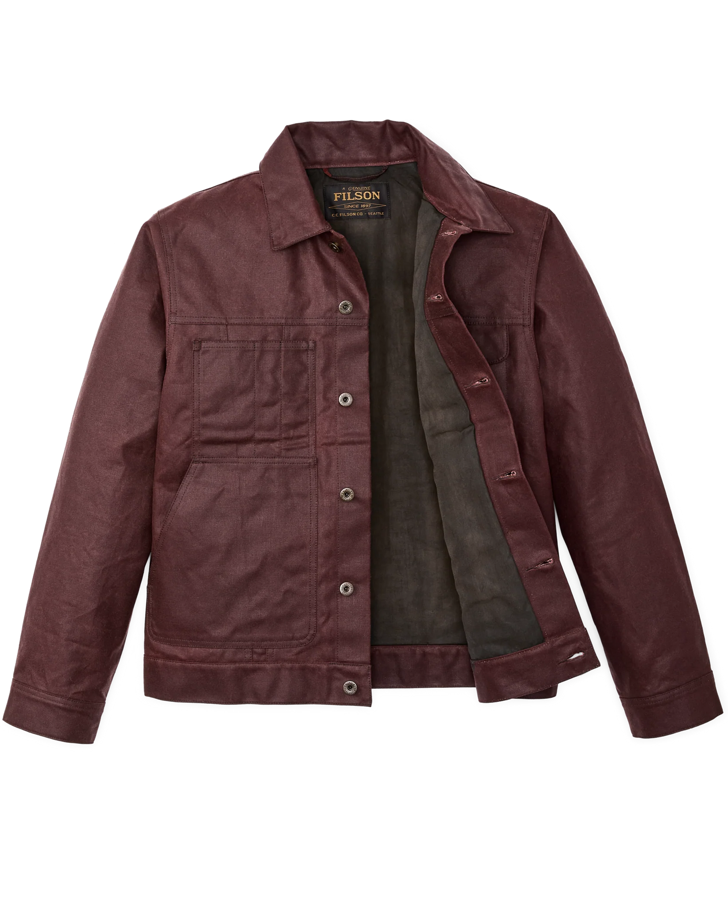 Filson TIN CLOTH SHORT LINED CRUISER JACKET