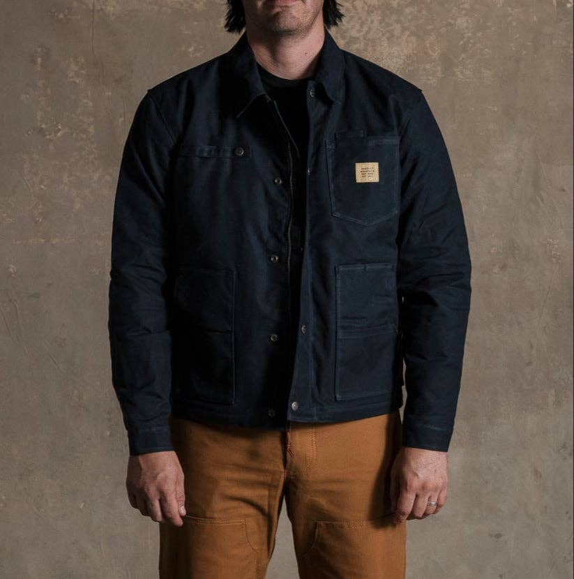 Cabin Jacket w/ Zipper - Waxed Black