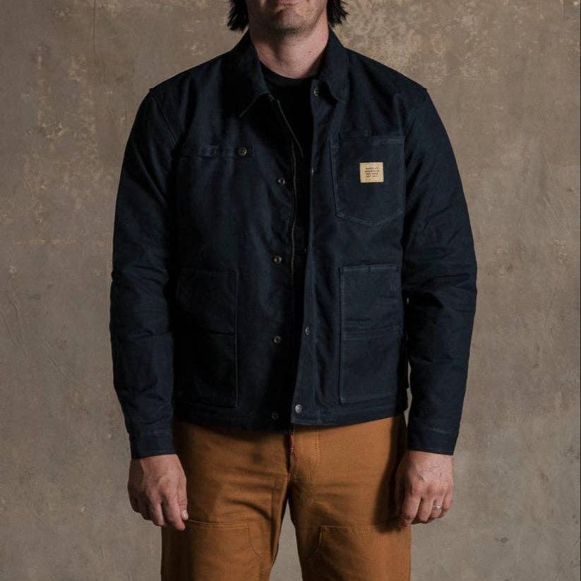 Cabin Jacket w/ Zipper - Waxed Black
