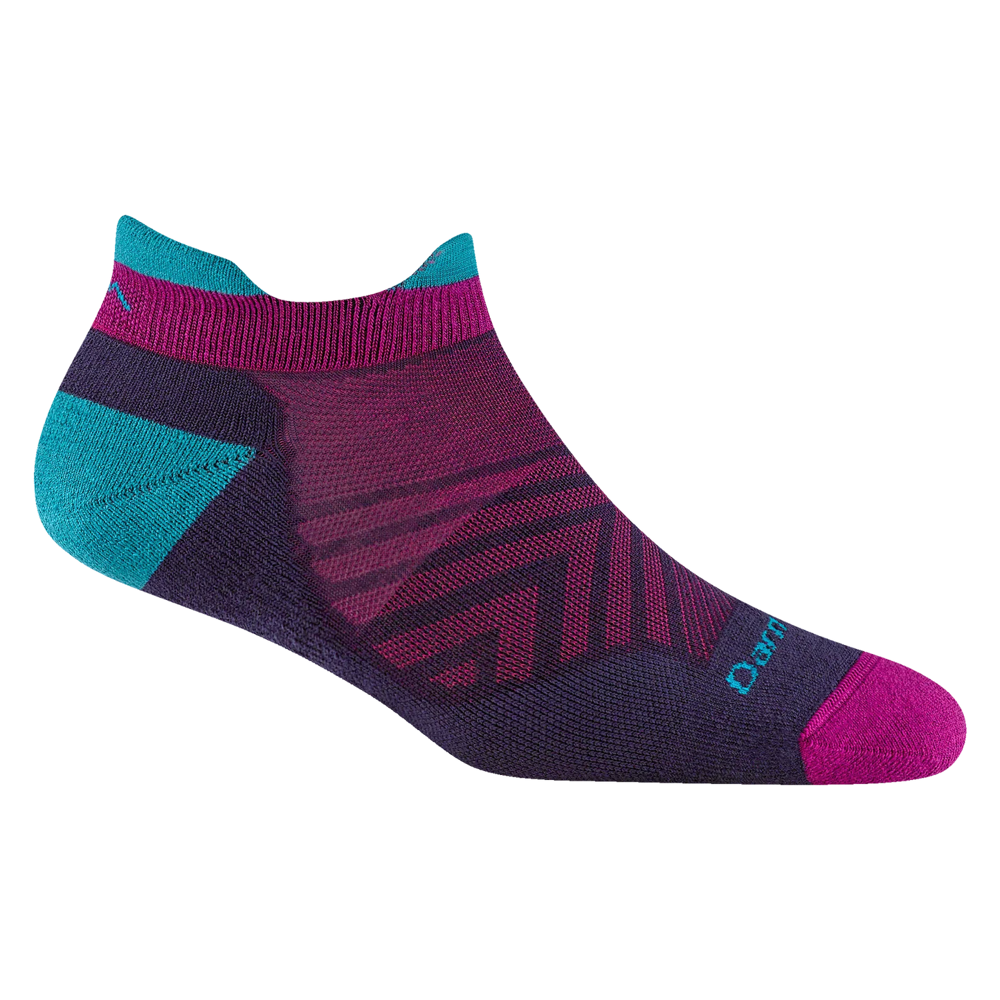 DARN TOUGH Women's Run No Show Tab Cushioned Ultra-Lightweight Running Socks #1047