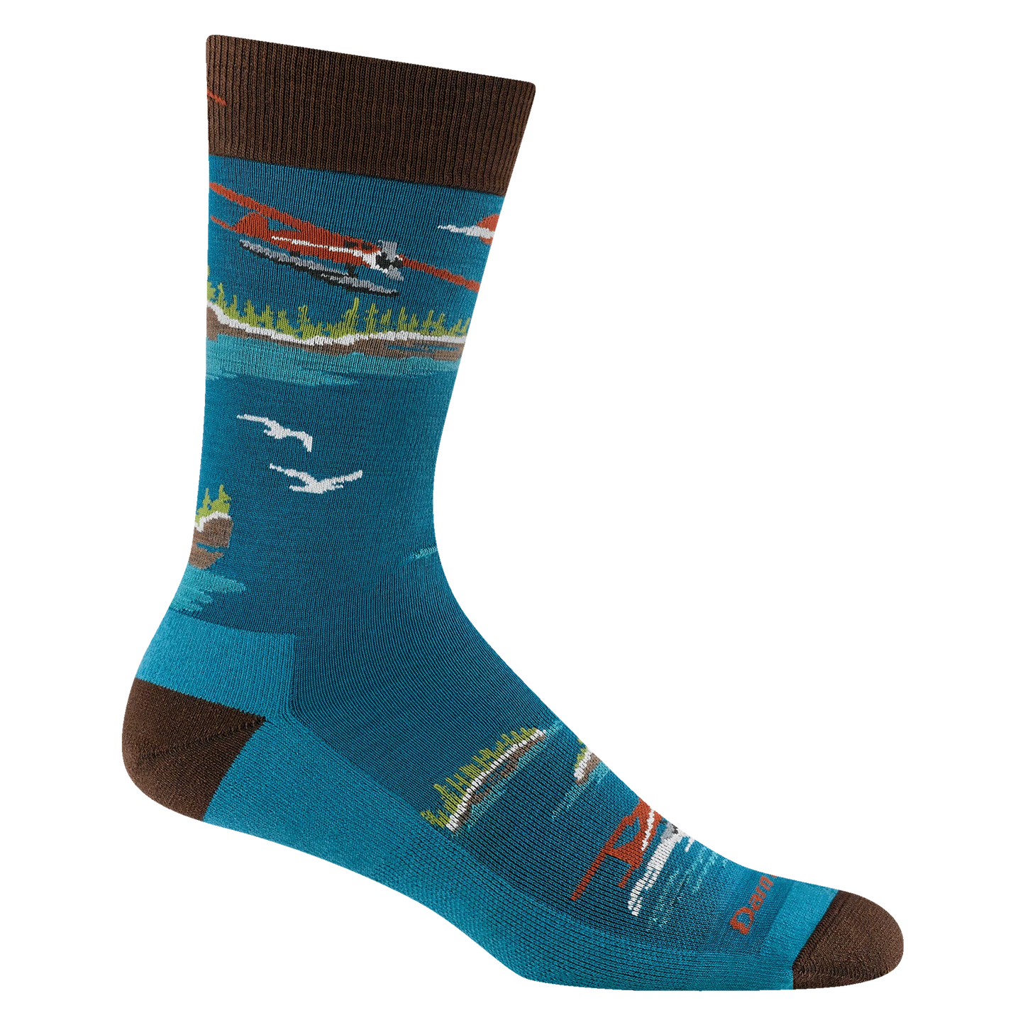 Darn Tough Men's Float Boat Crew Lightweight Lifestyle Sock