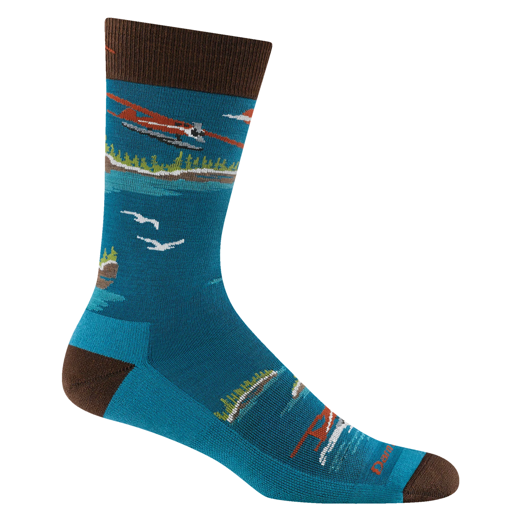 Darn Tough Men's Float Boat Crew Lightweight Lifestyle Sock