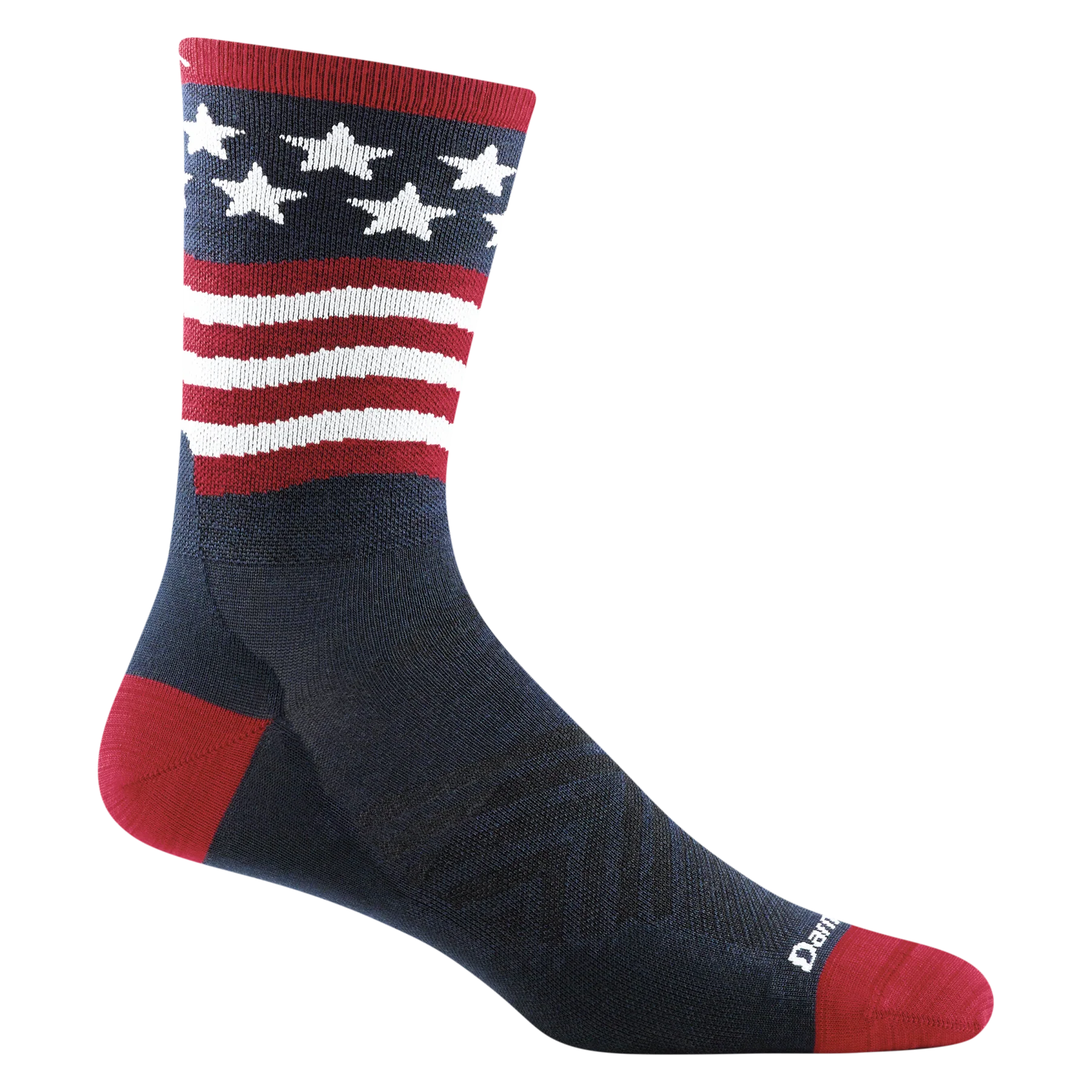 Darn Tough Men's Patriot Micro Crew Ultra-Lightweight Running Sock 4.7