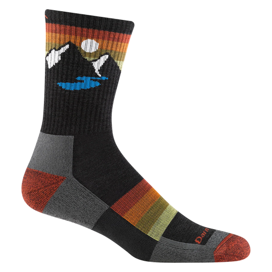 Darn Tough Men's Sunset Ridge Micro Crew Lightweight Hiking Socks