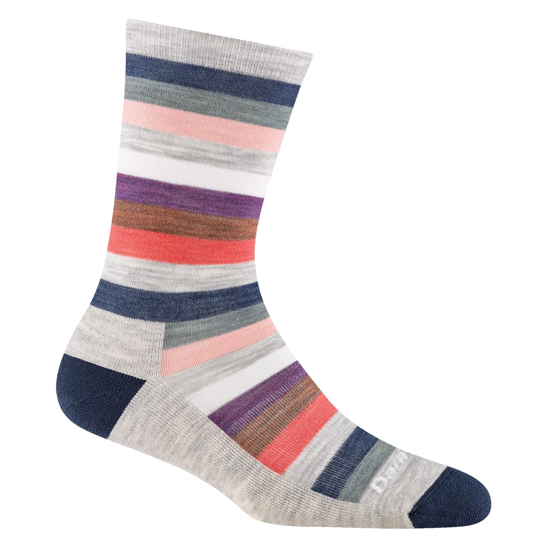 Darn Tough Women's Mystic Stripe Crew Lightweight Lifestyle Sock