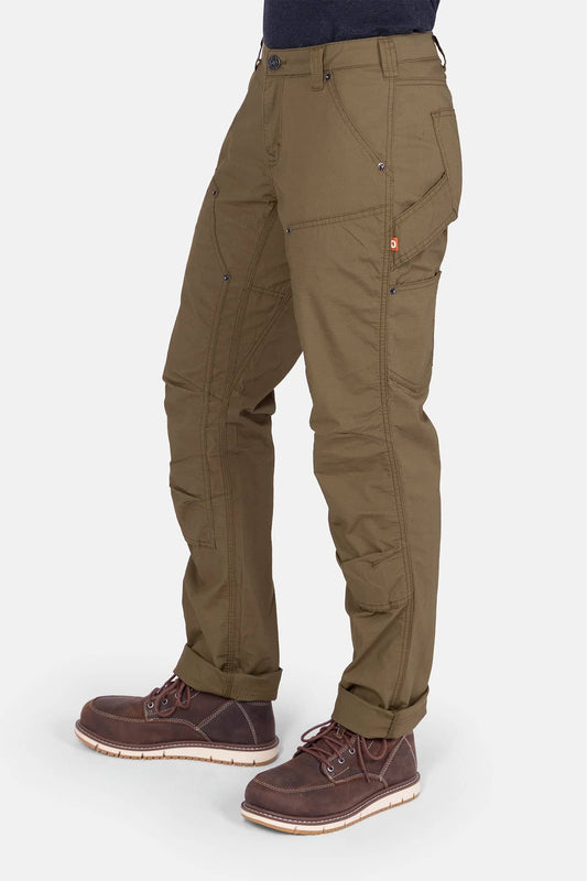 Dovetail Anna Ultralight Trail Pant Kelp Green Ripstop