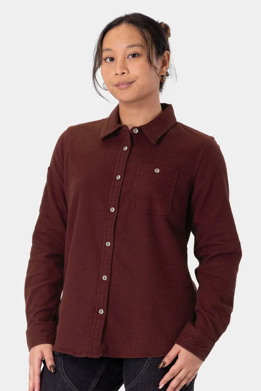 Givens Stretch Chamois Work Shirt Elderberry