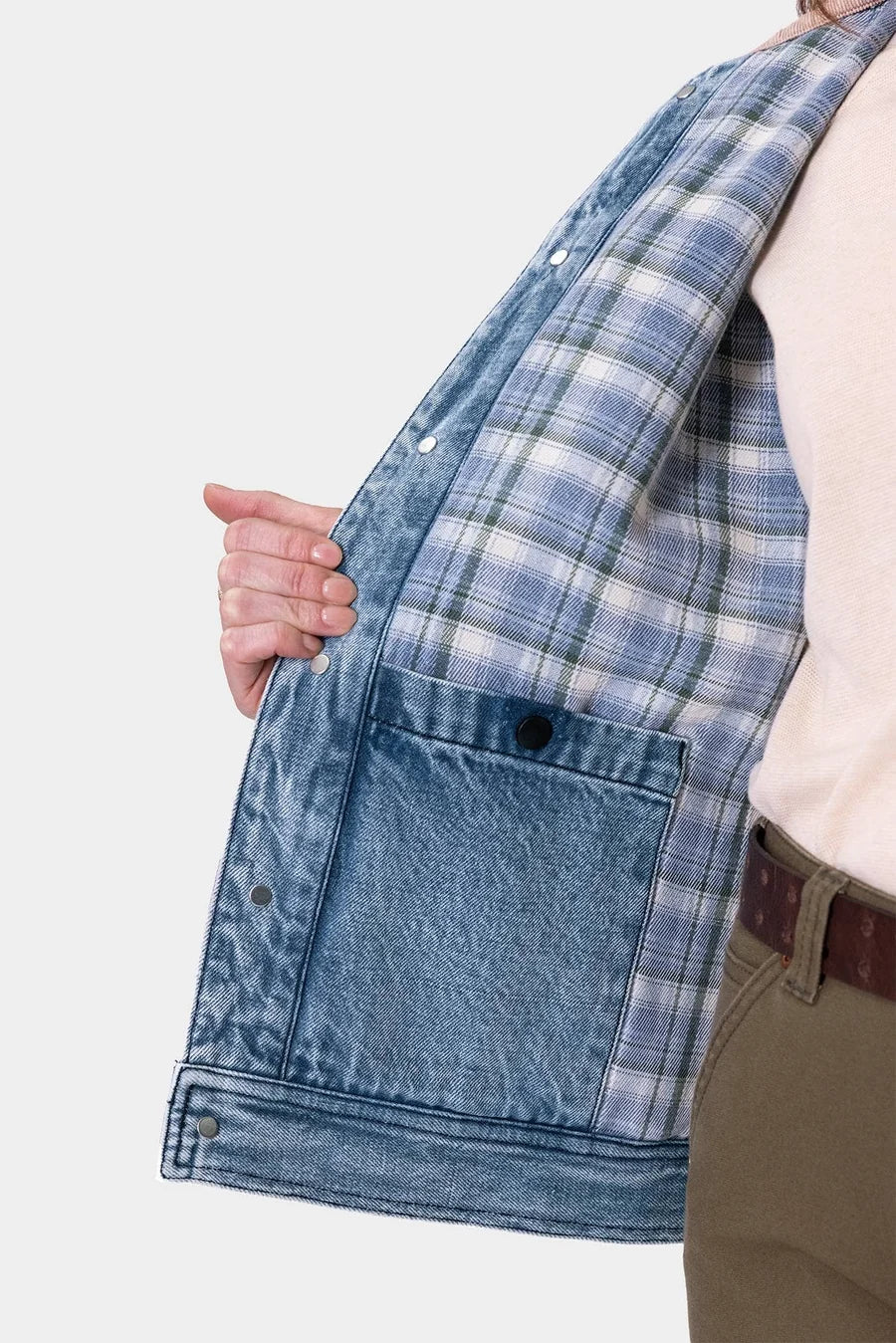 DX Lined Denim Trucker Jacket
