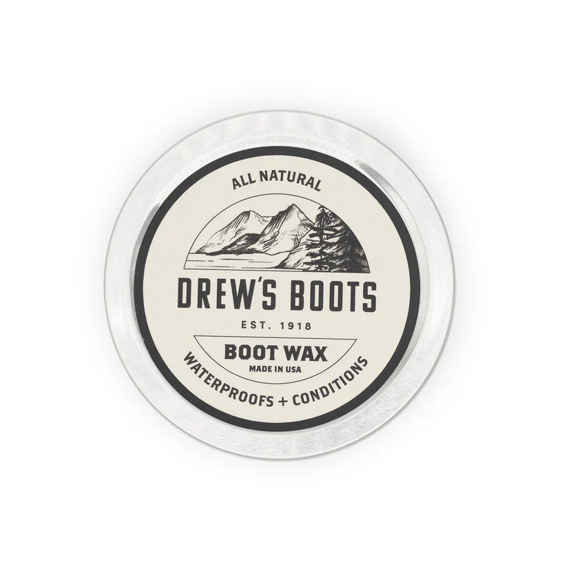 Drew's BOOT WAX-7 OZ.