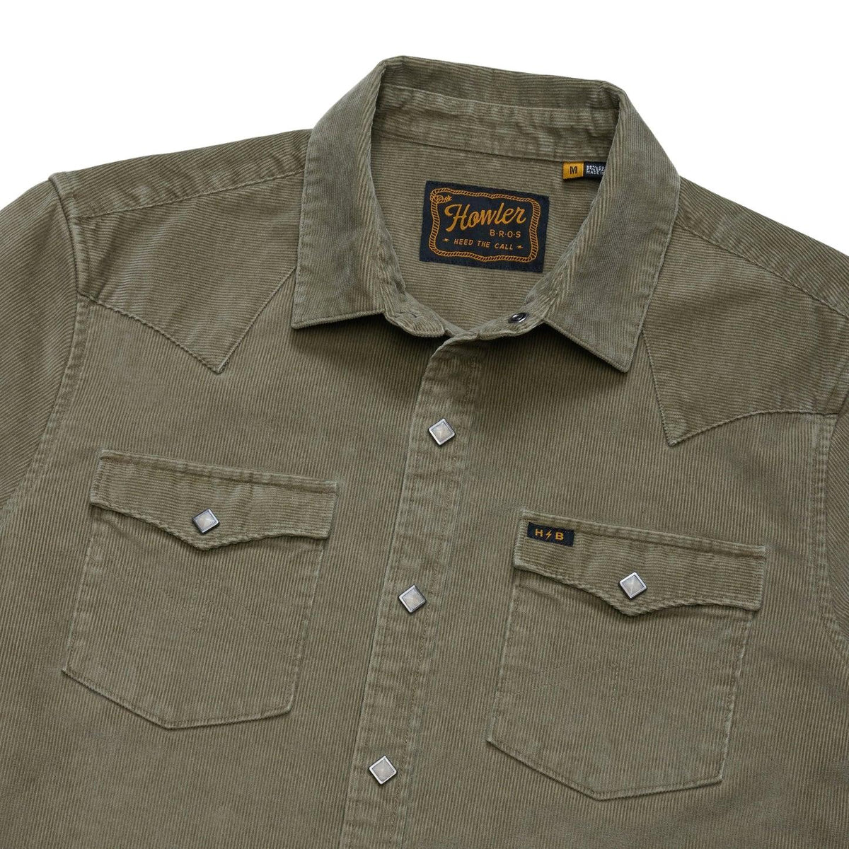 Howler Bros Banning Corduroy Snapshirt — additional view 11