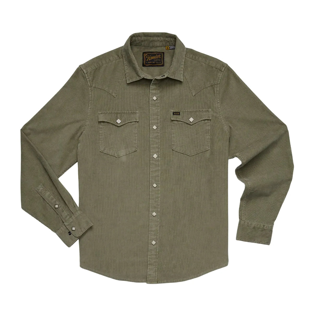 Howler Bros Banning Corduroy Snapshirt — additional view 14