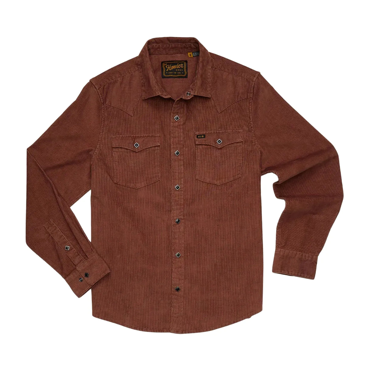 Howler Bros Banning Corduroy Snapshirt — additional view 16