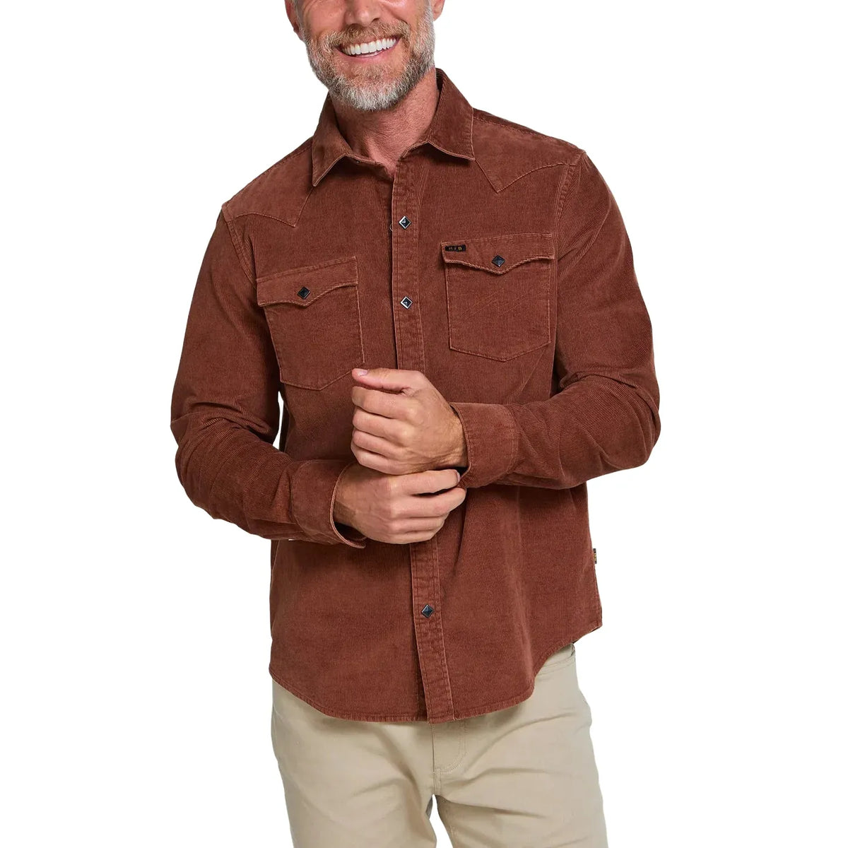 Howler Bros Banning Corduroy Snapshirt — additional view 17