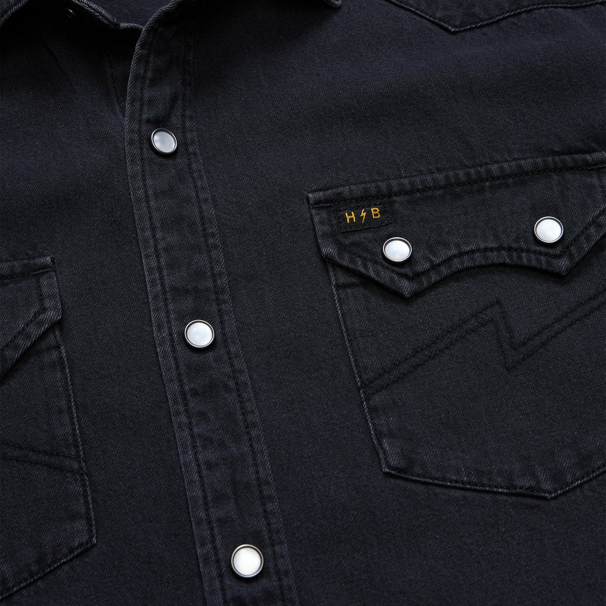 Howler Bros Dust Up Denim Snapshirt — additional view 9