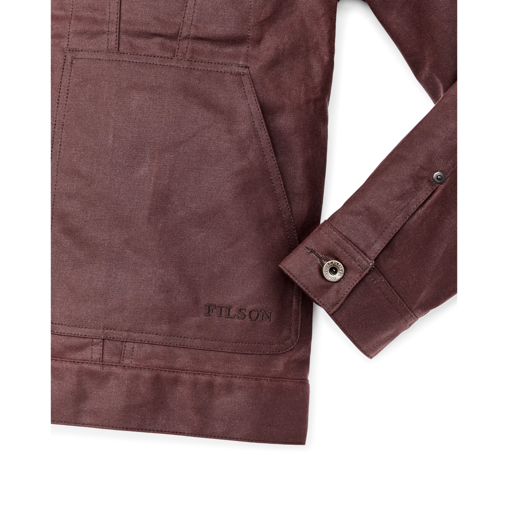 Filson TIN CLOTH SHORT LINED CRUISER JACKET