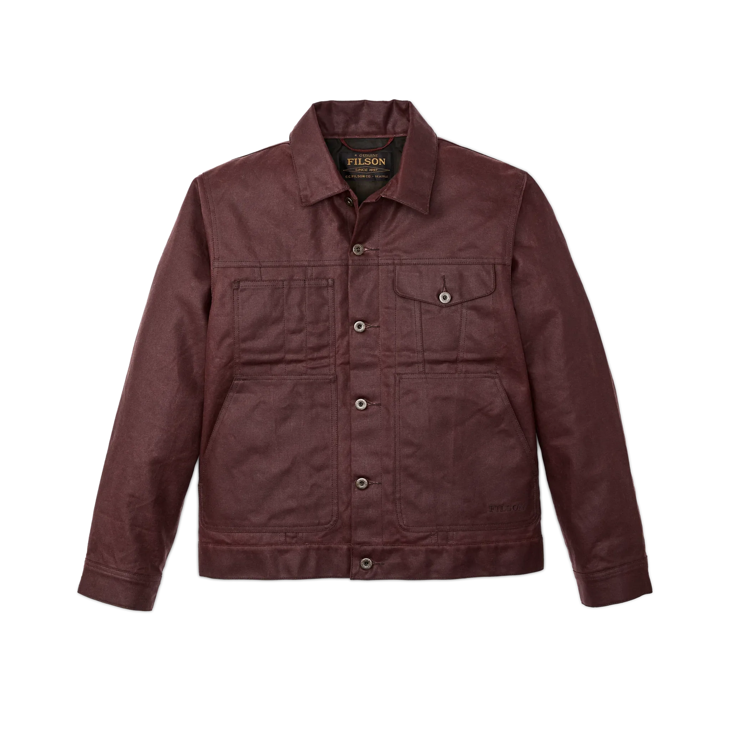 Filson TIN CLOTH SHORT LINED CRUISER JACKET