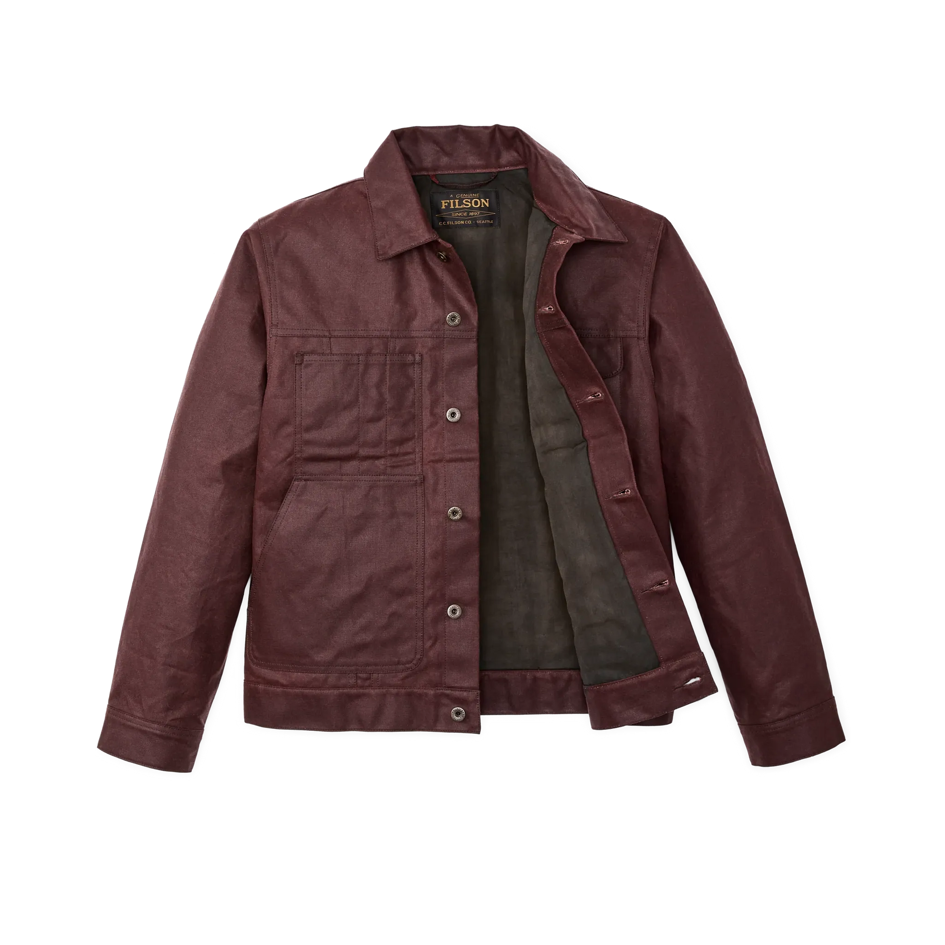 Filson TIN CLOTH SHORT LINED CRUISER JACKET