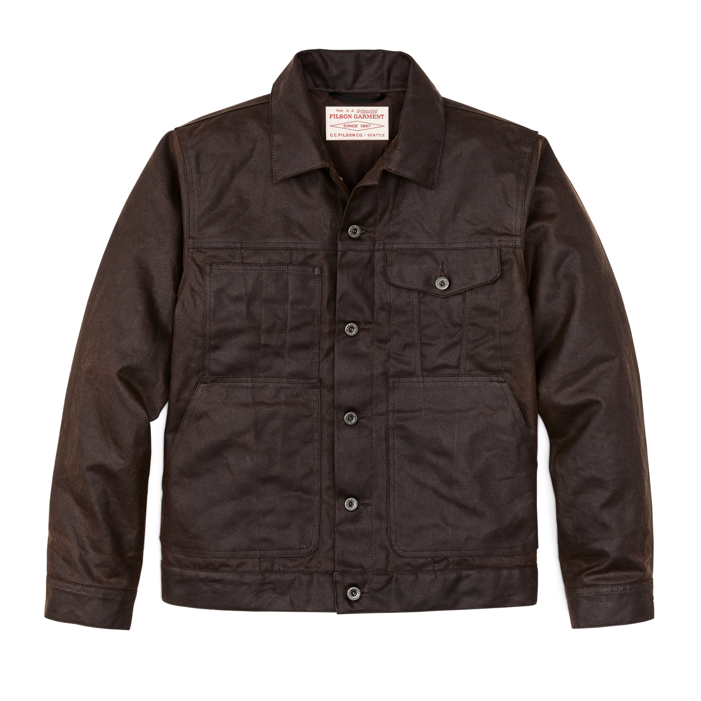 Filson TIN CLOTH SHORT LINED CRUISER JACKET