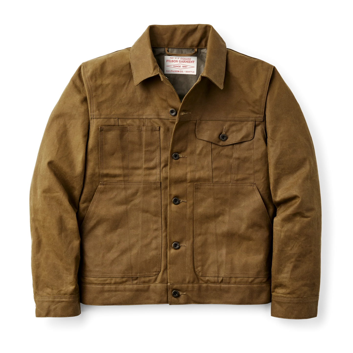 Filson TIN CLOTH SHORT LINED CRUISER JACKET