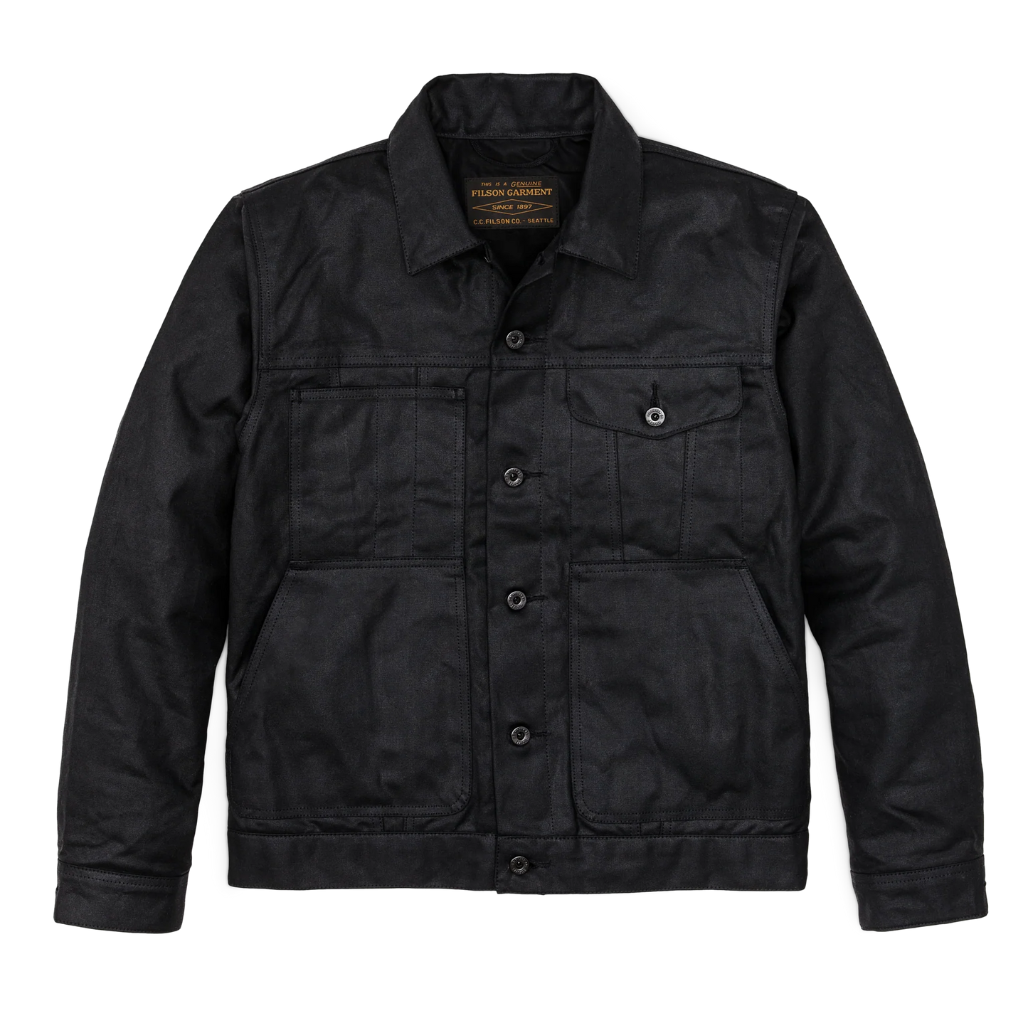 Filson TIN CLOTH SHORT LINED CRUISER JACKET