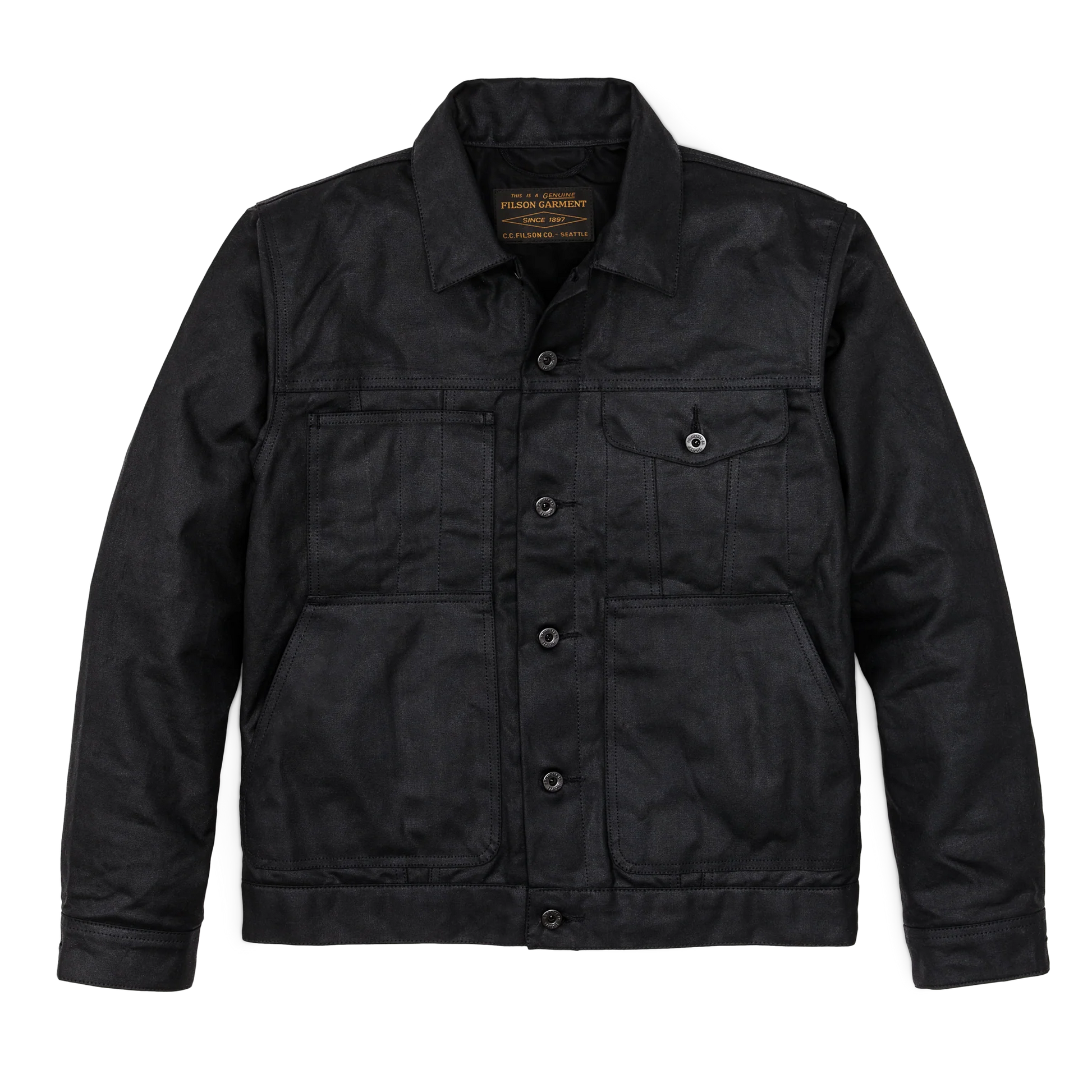 Filson TIN CLOTH SHORT LINED CRUISER JACKET