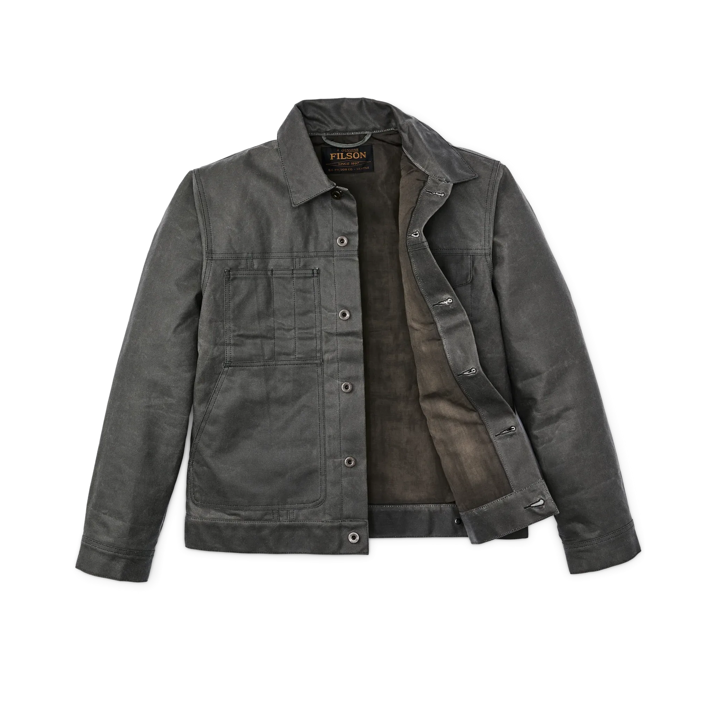 Filson TIN CLOTH SHORT LINED CRUISER JACKET