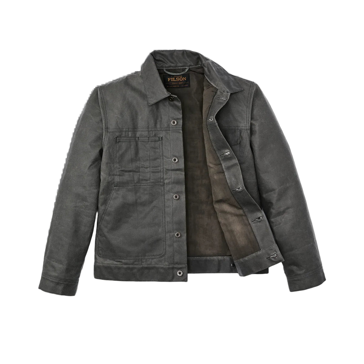 Filson Tin Cloth Short Lined Cruiser Jacket | Les Newman's – Les